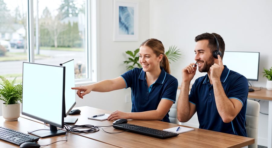 The Radvox support team at work